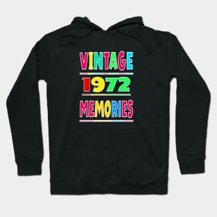 Vintage 1972 Memories Hoodie